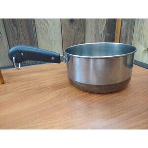 Vintage REVERE WARE 1801 Saucepan 1 1/2 Qt. Copper Bottom Stainless